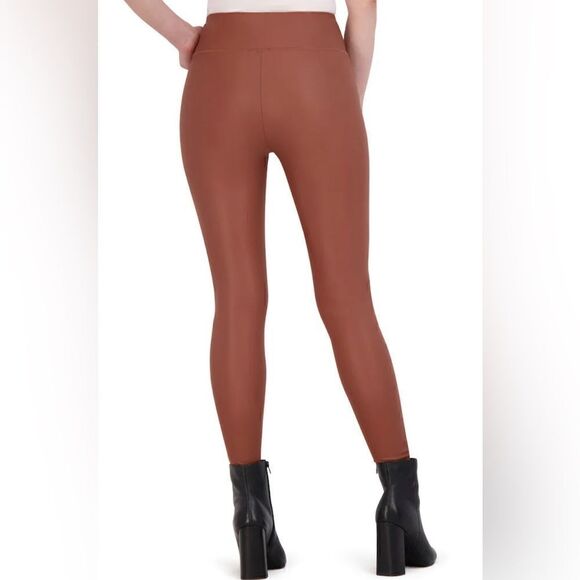 NWOT Ookie& Lala High Waisted Vegan Leather Legging Size S - Picture 2 of 8